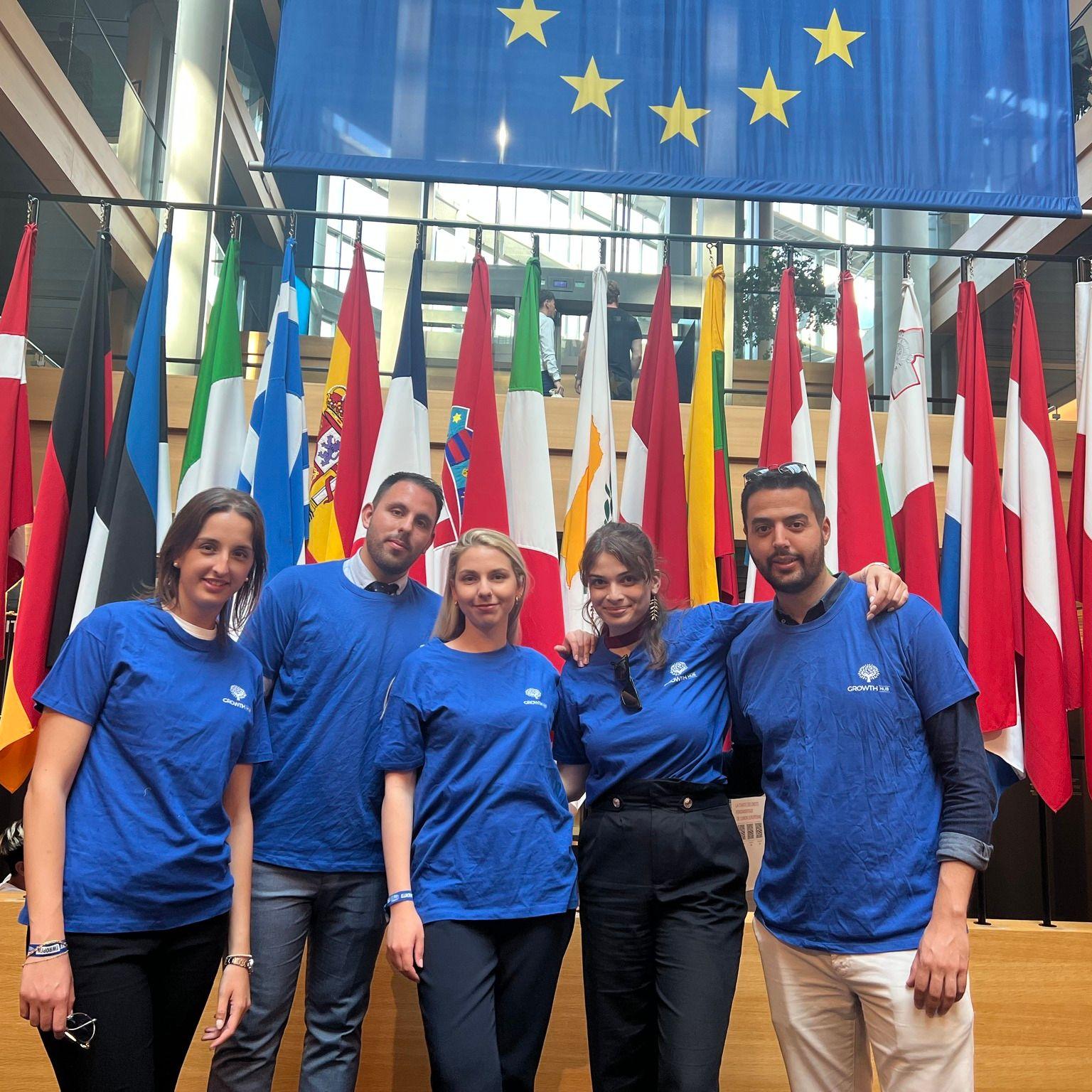GrowthProjects team at the European Parliament